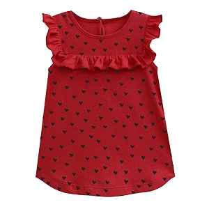 atun all things uber nice girls polka dots regular top mustard-black