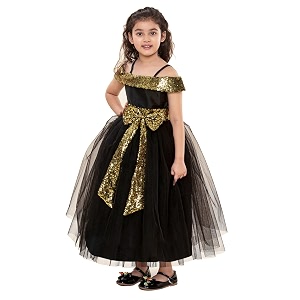 atun all things uber nice girls fit and flare off-shoulder tulle gown calf length special occasion party dress