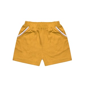 atun all things uber nice girl39s boho shorts gsht bho_mustard-navy_8-9 years