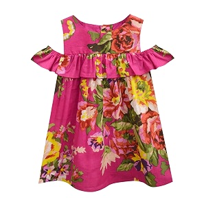 atun all things uber nice girls cotton empire waist knee length sleeveless casual dress