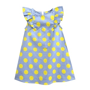 atun all things uber nice girls cotton empire waist knee length sleeveless casual dress