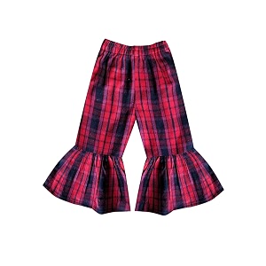 atun all things uber nice girls stylish regular casual ruffle pants red-navy