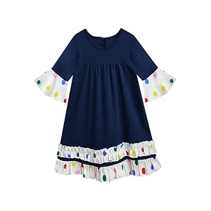 atun all things uber nice girls knee length cotton empire waist casual dress