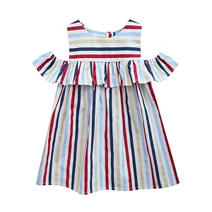 atun all things uber nice girls cotton empire waist knee length sleeveless casual dress