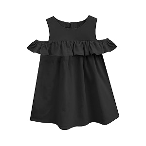 atun all things uber nice girls cotton empire waist knee length sleeveless casual dress