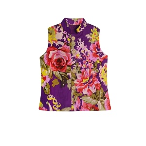 atun all things uber nice boys cotton floral printed collar neck sleeveless nehru jacket for festival ethnic wear