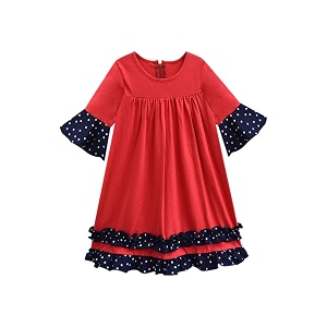 atun all things uber nice girls knee length cotton empire waist casual dress