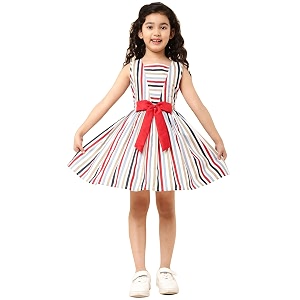 atun all things uber nice girls fit and flare knee-length dress