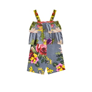 atun all things uber nice girl39s cotton knee-length jumpsuit grom faf_grey-multi_8-9 years