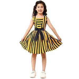 atun all things uber nice girls fit and flare knee-length dress