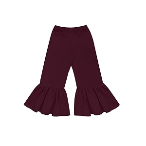 atun all things uber nice girls stylish regular casual ruffle pants wine