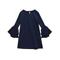 A.T.U.N. (ALL THINGS UBER NICE) Girls Cotton A-Line Knee Length Long Sleeve Casual Dress
