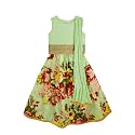 A.T.U.N. (ALL THINGS UBER NICE) Girl's Polyester Readymade Printed Lehenga Choli Set | Ethnic Wear Clothing Set for Festival Occasions