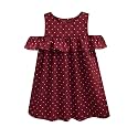 A.T.U.N. (All Things UBER Nice) Girls Cotton Empire Waist Knee Length Sleeveless Casual Dress