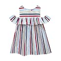 A.T.U.N. (All Things UBER Nice) Girls Cotton Empire Waist Knee Length Sleeveless Casual Dress