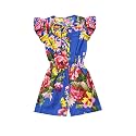 A.T.U.N. (ALL THINGS UBER NICE) Girls Floral Printed Cotton Above The Knee Jumpsuit