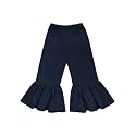 A.T.U.N. (ALL THINGS UBER NICE) Girls High Rise Regular Elasticated Waistband Casual Ruffle Pants