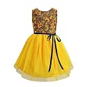 A.T.U.N. (ALL THINGS UBER NICE) Girls Embroidered Sleeveless Party Dress | Knee Length Stylish Party Dress