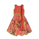 A.T.U.N. (ALL THINGS UBER NICE) Girl's Polyester Readymade Printed Lehenga Choli Set | Ethnic Wear Clothing Set for Festival Occasions