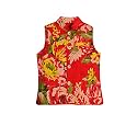 A.T.U.N. (ALL THINGS UBER NICE) Boys Cotton Floral Printed Collar Neck Sleeveless Nehru Jacket for Festival Ethnic Wear