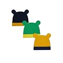 A.T.U.N. (ALL THINGS UBER NICE) Unisex Kids Cotton Teddy Cap for Baby Boys and Girls (3 Piece Set)