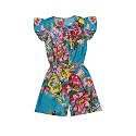 A.T.U.N. (ALL THINGS UBER NICE) Girls Floral Printed Cotton Above The Knee Jumpsuit