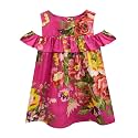 A.T.U.N. (All Things UBER Nice) Girls Cotton Empire Waist Knee Length Sleeveless Casual Dress