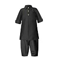 A.T.U.N. (ALL THINGS UBER NICE) Boy's Polyester Solid Full Sleeve Pathani Suit Set | Kurta and Pyjama Set | Ethnic Clothing Set for Festival and Special Occasion | 2 Piece Set