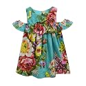 A.T.U.N. (All Things UBER Nice) Girls Cotton Empire Waist Knee Length Sleeveless Casual Dress