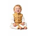 A.T.U.N. (ALL THINGS UBER NICE) Baby Boys Pure Cotton Ethnic Kurta Pyjama Set with Printed Nehru Jacket | Traditional Indian Festive Clothing Set for Infants | Elegant Wedding Celebration Outfit
