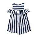 A.T.U.N. (All Things UBER Nice) Girls Cotton Empire Waist Knee Length Sleeveless Casual Dress