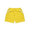 A.T.U.N. (ALL THINGS UBER NICE) Girl's Boho Shorts (GSHT BHO_Mustard-Navy_8-9 Years)
