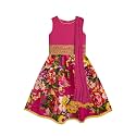 A.T.U.N. (ALL THINGS UBER NICE) Girl's Polyester Readymade Printed Lehenga Choli Set | Ethnic Wear Clothing Set for Festival Occasions