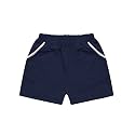 A.T.U.N. (ALL THINGS UBER NICE) Girl's Boho Shorts (GSHT BHO_Mustard-Navy_8-9 Years)