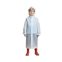 A.T.U.N. (ALL THINGS UBER NICE) Kids Waterproof Hooded Long Raincoat for Boys | Single Layer Rain Protection with Front Button Closure | Lightweight Bright Color School Rainwear for 6–14 Years
