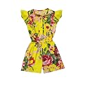 A.T.U.N. (ALL THINGS UBER NICE) Girls Floral Printed Cotton Above The Knee Jumpsuit