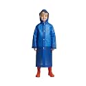 A.T.U.N. (ALL THINGS UBER NICE) Kids Waterproof Hooded Long Raincoat for Boys | Single Layer Rain Protection with Front Button Closure | Lightweight Bright Color School Rainwear for 6–14 Years