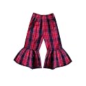 A.T.U.N. (ALL THINGS UBER NICE) Girls Stylish Regular Casual Ruffle Pants Red-Navy