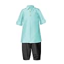 A.T.U.N. (ALL THINGS UBER NICE) Boy's Polyester Solid Full Sleeve Pathani Suit Set | Kurta and Pyjama Set | Ethnic Clothing Set for Festival and Special Occasion | 2 Piece Set