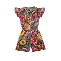 A.T.U.N. (ALL THINGS UBER NICE) Girls Floral Printed Cotton Above The Knee Jumpsuit