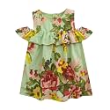 A.T.U.N. (All Things UBER Nice) Girls Cotton Empire Waist Knee Length Sleeveless Casual Dress