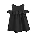 A.T.U.N. (All Things UBER Nice) Girls Cotton Empire Waist Knee Length Sleeveless Casual Dress