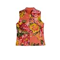 A.T.U.N. (ALL THINGS UBER NICE) Boys Cotton Floral Printed Collar Neck Sleeveless Nehru Jacket for Festival Ethnic Wear
