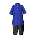 A.T.U.N. (ALL THINGS UBER NICE) Boy's Polyester Solid Full Sleeve Pathani Suit Set | Kurta and Pyjama Set | Ethnic Clothing Set for Festival and Special Occasion | 2 Piece Set