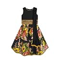 A.T.U.N. (ALL THINGS UBER NICE) Girl's Polyester Readymade Printed Lehenga Choli Set | Ethnic Wear Clothing Set for Festival Occasions