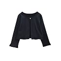 A.T.U.N. (ALL THINGS UBER NICE) Girls Solid Cotton Cardigan | Round Neck Standard Length Jacket