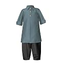 A.T.U.N. (ALL THINGS UBER NICE) Boy's Polyester Solid Full Sleeve Pathani Suit Set | Kurta and Pyjama Set | Ethnic Clothing Set for Festival and Special Occasion | 2 Piece Set