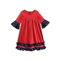 A.T.U.N. (ALL THINGS UBER NICE) Girls Knee Length Cotton Empire Waist Casual Dress
