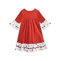 A.T.U.N. (ALL THINGS UBER NICE) Girls Knee Length Cotton Empire Waist Casual Dress