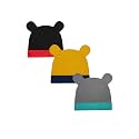 A.T.U.N. (ALL THINGS UBER NICE) Unisex Kids Cotton Teddy Cap for Baby Boys and Girls (3 Piece Set)